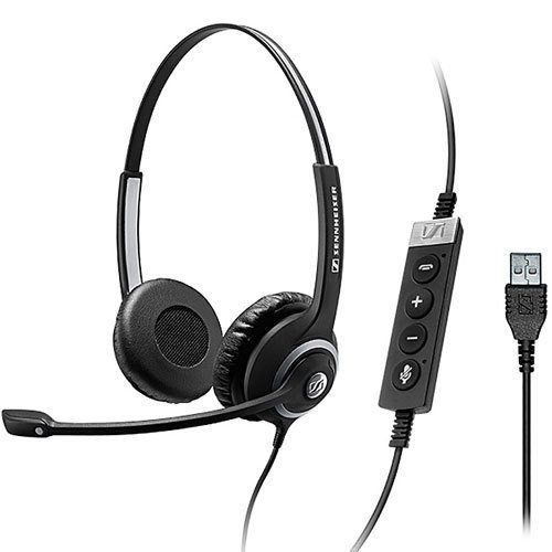 EPOS SC 260 USB CTRL II Çift Taraflı Taçlı USB Kablolu HD Ofis Kulaklığı