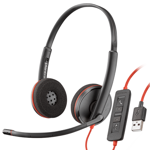 Plantronics Blackwire 3220 Çift Taraflı Taçlı Kablolu USB-A Kulaklık