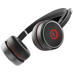 Jabra Evolve 75 Duo USB NC MS (ŞARJ ÜNİTELİ),Jabra Evolve 75 Duo